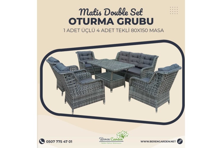 Matis Double Set Oturma Grubu